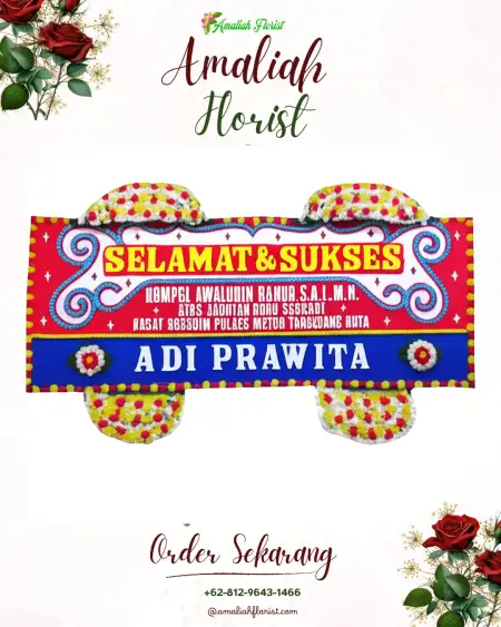 Papan Bunga Ucapan Selamat Buol